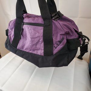 L.L. Bean Medium Canvas Duffle Shoulder Bag - Camping Travel Sports Luggage + L.